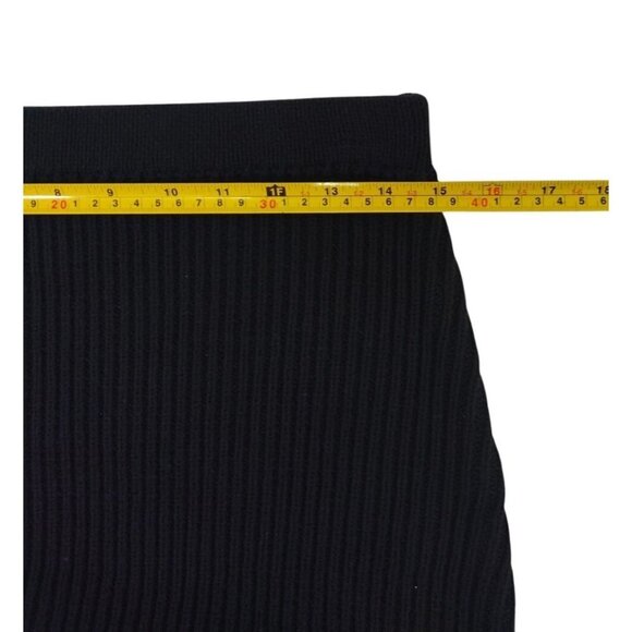 House Of Harlow 1960 Black Ribbed & Crochet Pencil Skirt XS. NWOT - Picture 5 of 6